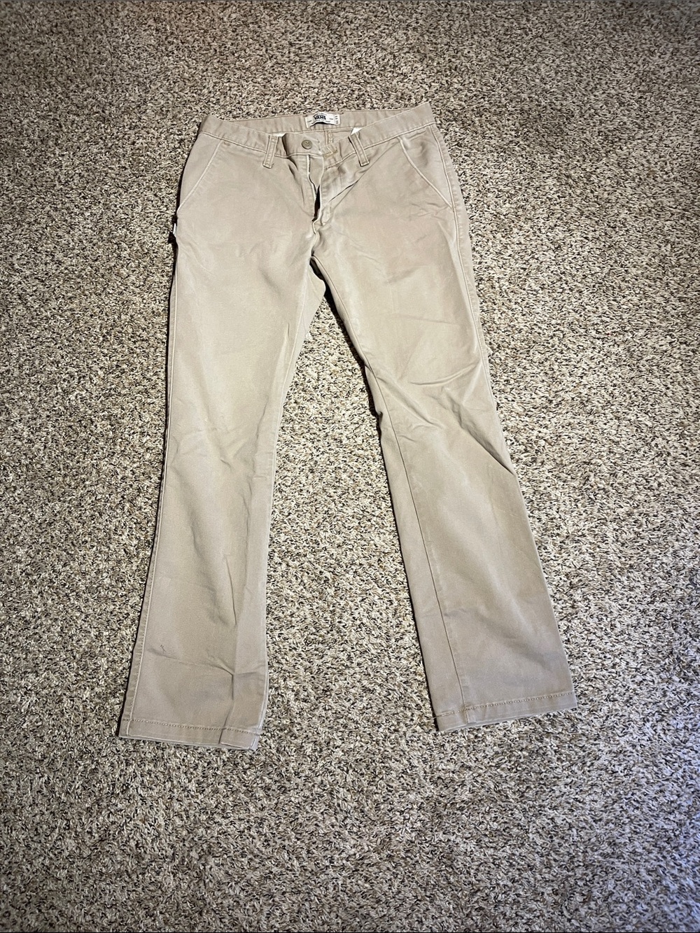 Vans Men's Khaki Chino Pants - Light Beige